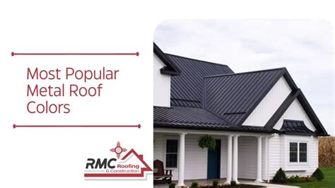 most popular metal roof colors